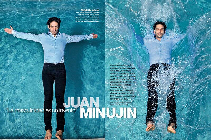 Juan Minujín, el hombre del éxito. (Foto: revista Gente)