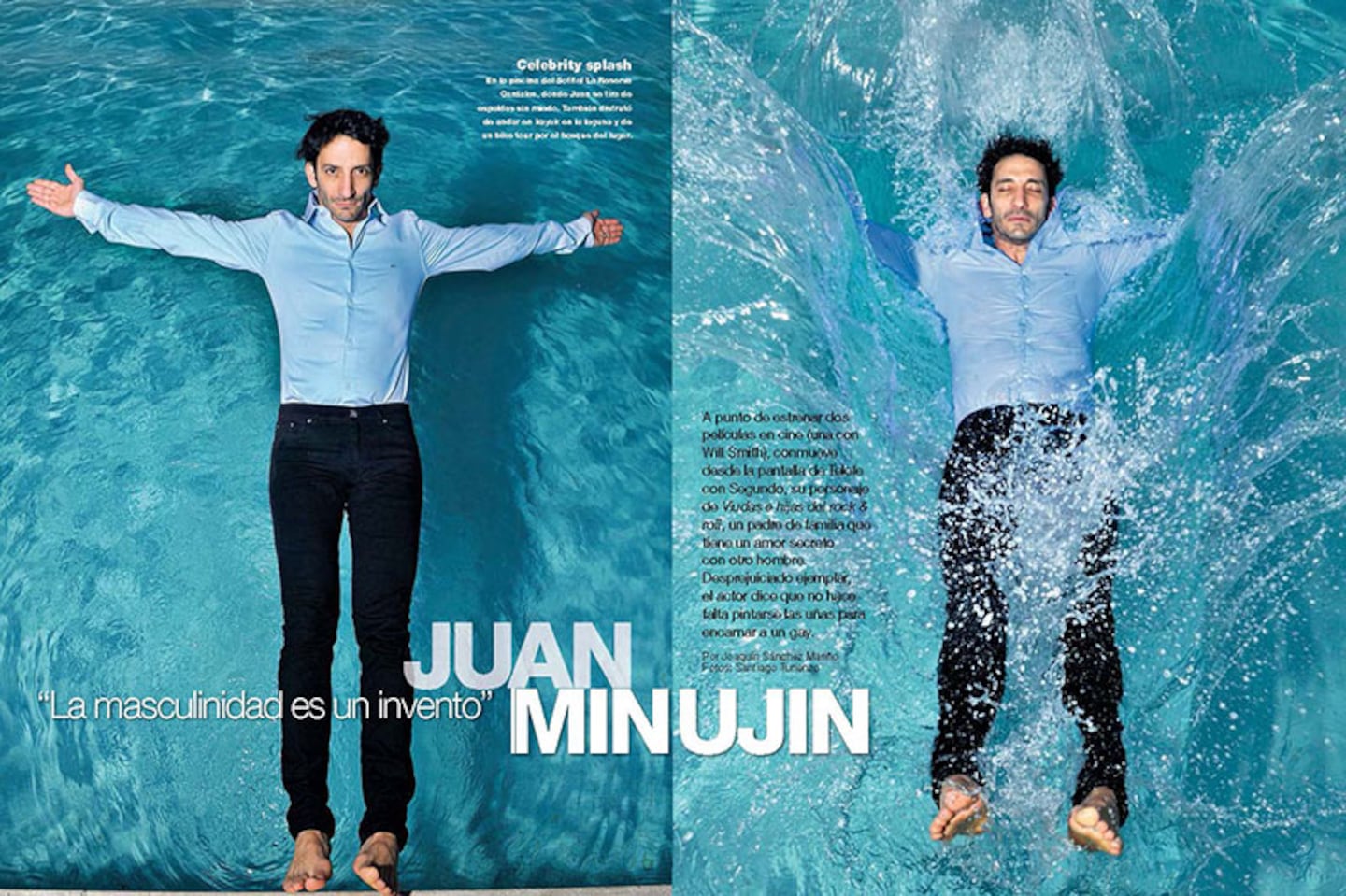 Juan Minujín, el hombre del éxito. (Foto: revista Gente)