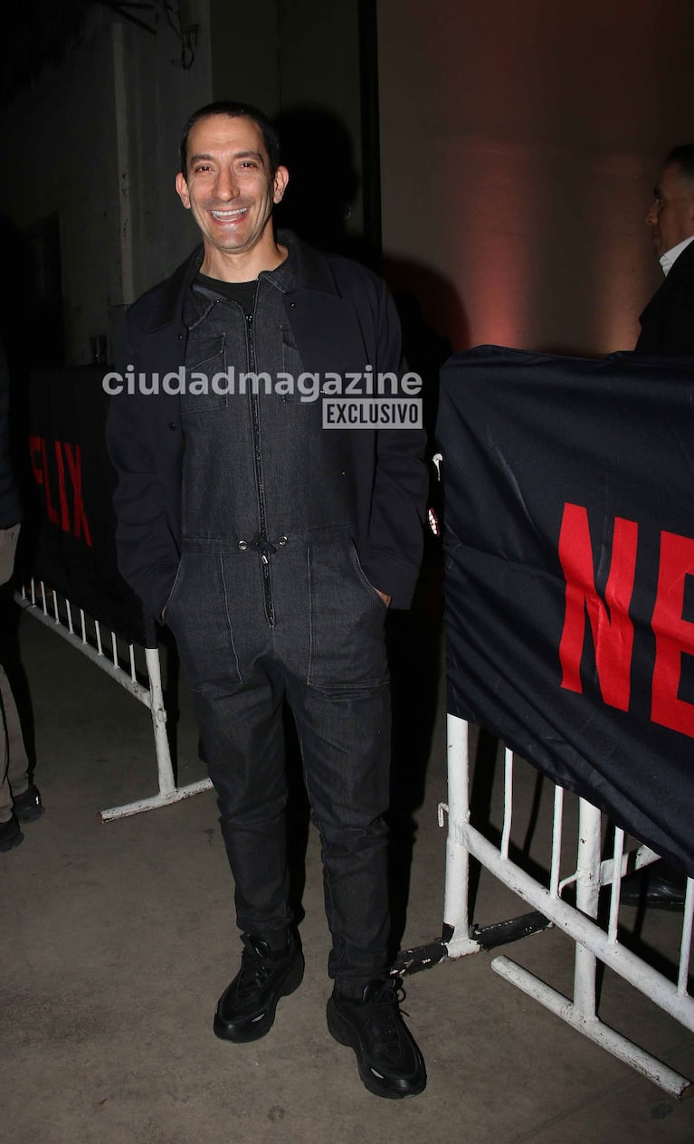 Juan Minujín en el estreno de En el Barro (Foto: Movilpress).