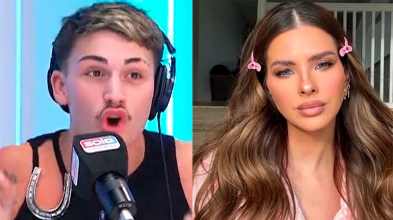 Juan Otero habló de la China Suárez en vivo: qué dijo el hijo de Flor Peña (captura de Solo con Niki e Instagram)