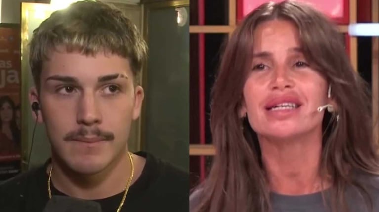 Juan Otero y Florencia Peña (Fotos: capturas América TV)