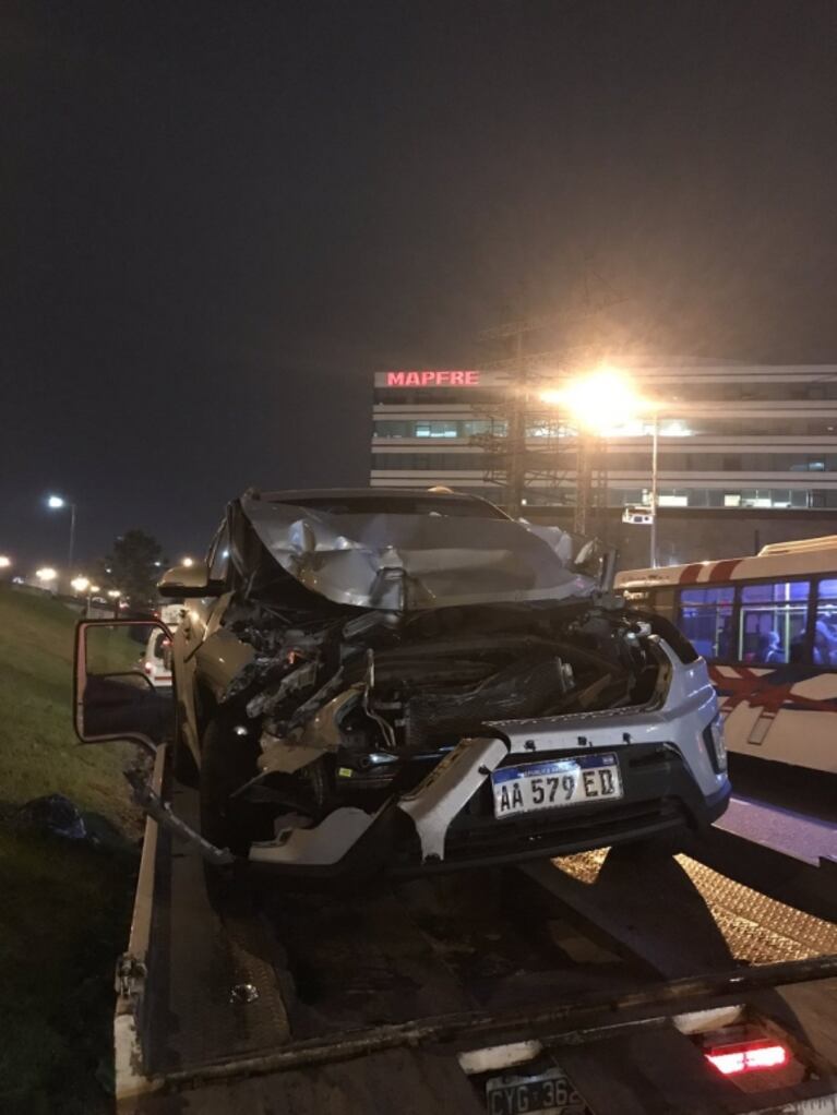 Juan Pablo Varsky protagonizó un terrible choque en la Panamericana: "El cinturón y el airbag me salvaron la vida"