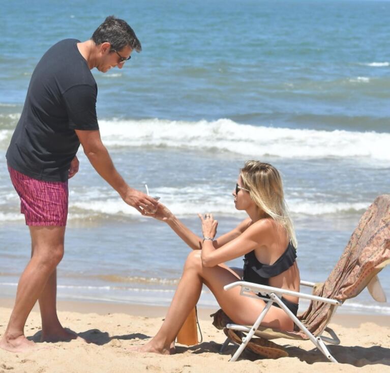 Juan Pablo Varsky y Lala Bruzoni tuvieron sus primeras vacaciones de casados como familia ensamblada, en Punta del Este