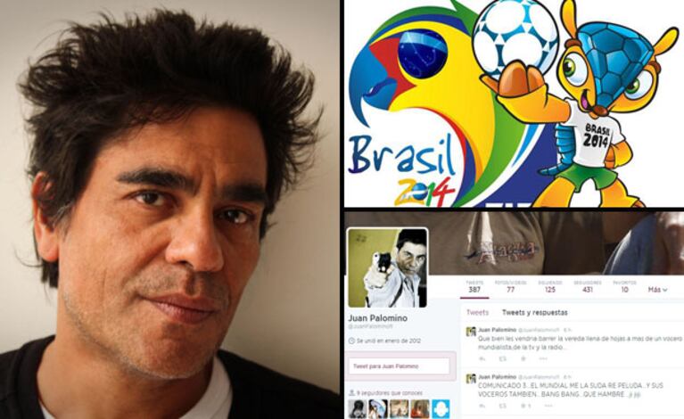 Juan Palomino y sus tweets "antimundial". (Foto: Web y Twitter)