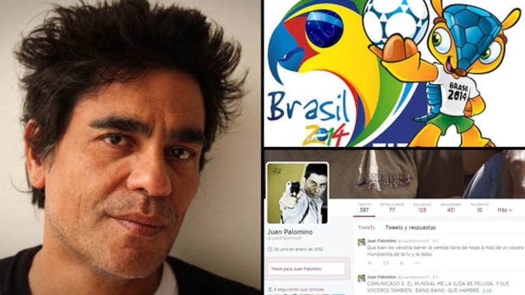 Juan Palomino y sus tweets "antimundial". (Foto: Web y Twitter)