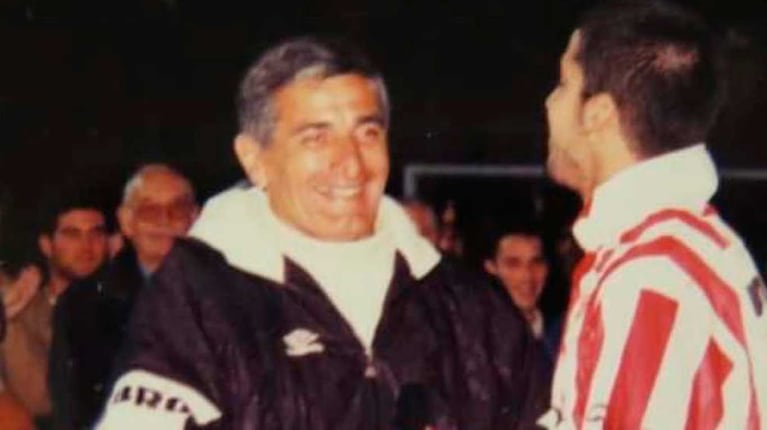 Juan Ramón y Juan Sebastián Verón, la "Bruja" y la "Brujita" (Foto: Instagram @juansebastian.veron)