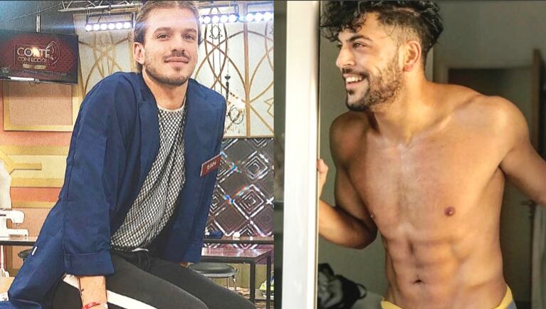 Juan Sartor, el participante de Corte y confección, confesó haber tenido un affaire con Facu Mazzei (Fotos: Instagram)
