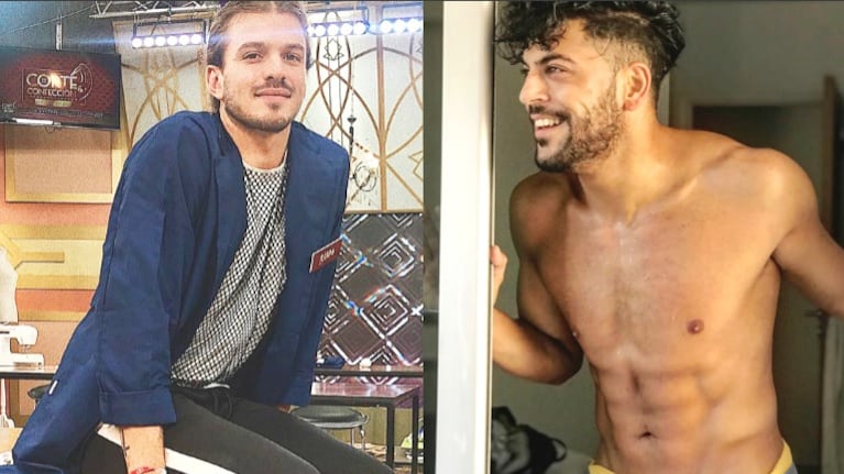 Juan Sartor, el participante de Corte y confección, confesó haber tenido un affaire con Facu Mazzei (Fotos: Instagram)