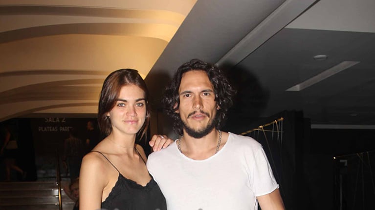 Juan Sorini, en el teatro con Belén Bergagna (Foto: Movilpress)