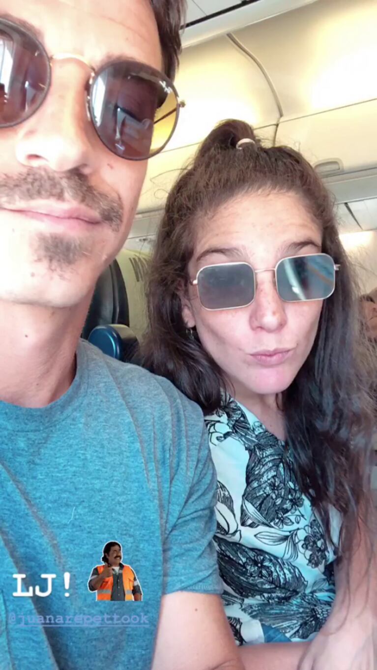 Juana Repetto compartió sus primeras fotos junto a su novio, Sebastián Graviotto