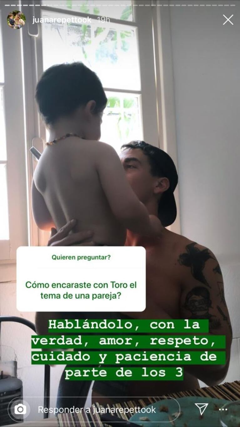 Juana Repetto contó cómo encaró con su hijo el tema de su nuevo noviazgo: "Hablando con la verdad y paciencia"