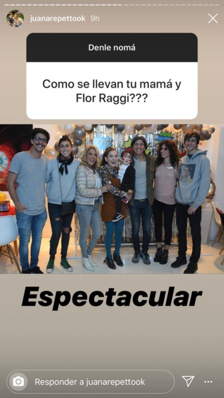 Juana Repetto contó cómo es su familia ensamblada con Reina Reech, Nicolás Repetto y Florencia Raggi: "¡Nos amamos!"