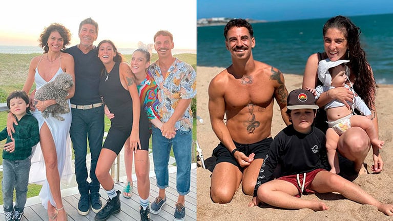 Juana Repetto descansó en Punta del Este con su familia (Fotos: Instagram).