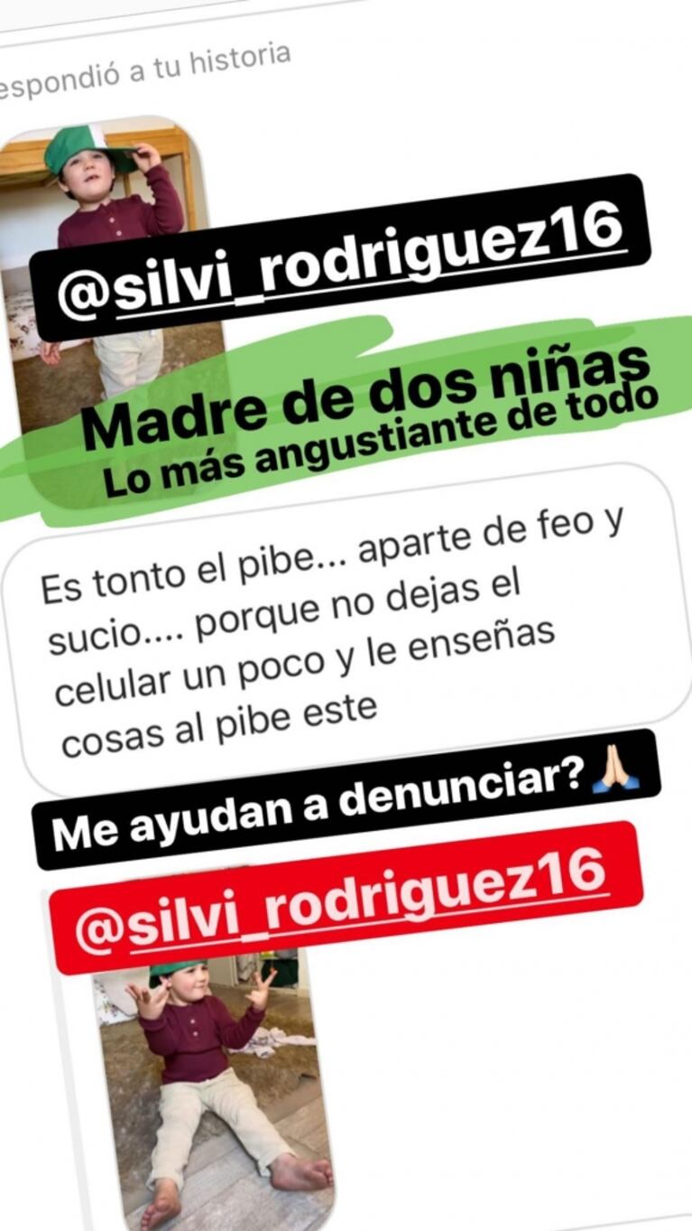 Juana Repetto, furiosa con una mujer que criticó a su hijo: "Le dice tonto, feo y sucio; ¿me ayudan a denunciarla?"