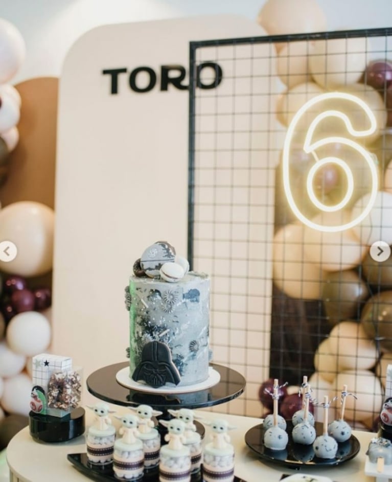 Juana Repetto le celebró el cumple a su hijo Toro: comida saludable y decoración de Star Wars