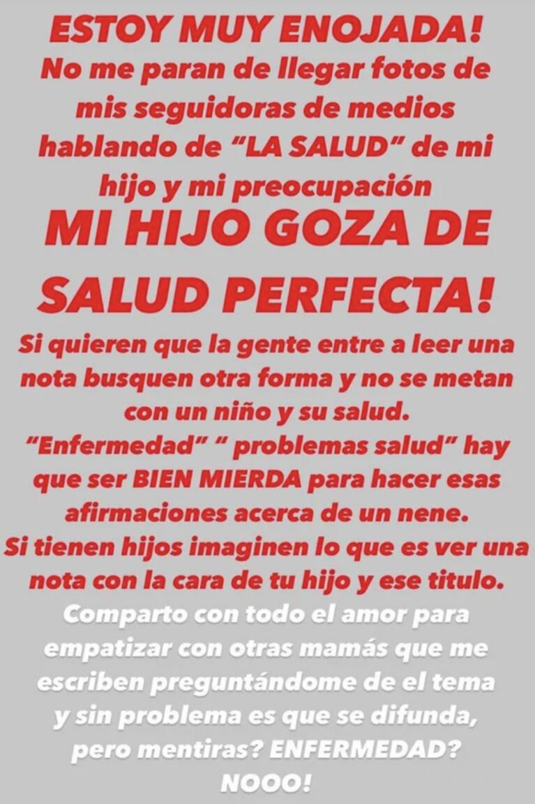 Juana Repetto negó que Toribio tenga un problema de salud, tras mostrarse preocupada por sus caries: "¡Estoy muy enojada!