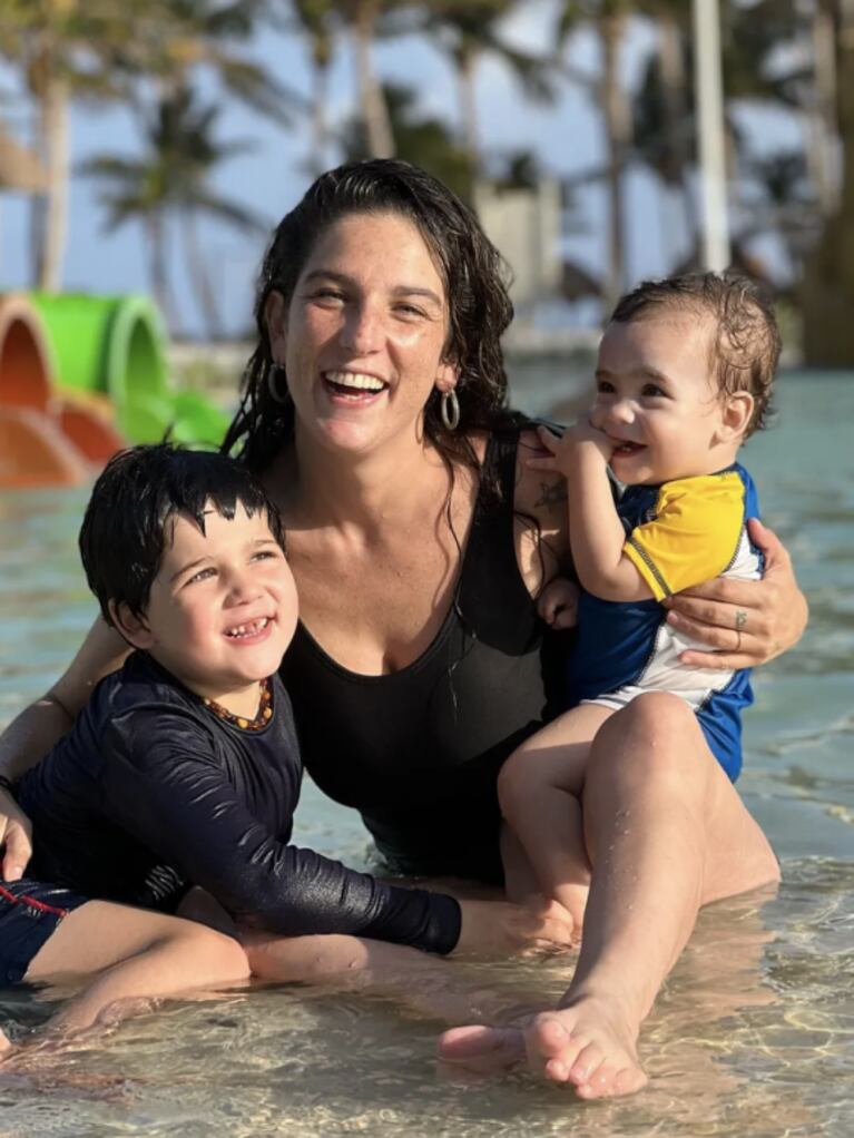 Juana Repetto posteó el álbum de fotos de sus divertidas vacaciones familiares en México