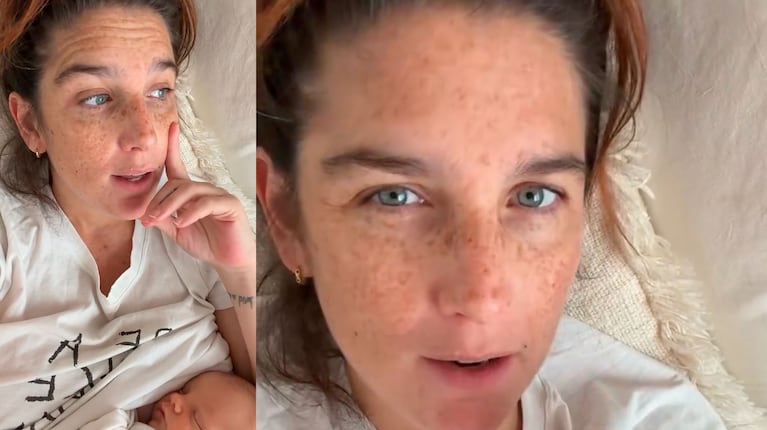 Juana Repetto se hartó y expuso a una mujer que la acosa en redes (captura de Instagram)