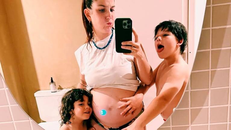 Juana Repetto, separada, embarazada y recién mudada con sus hijos (Foto: Instagram)
