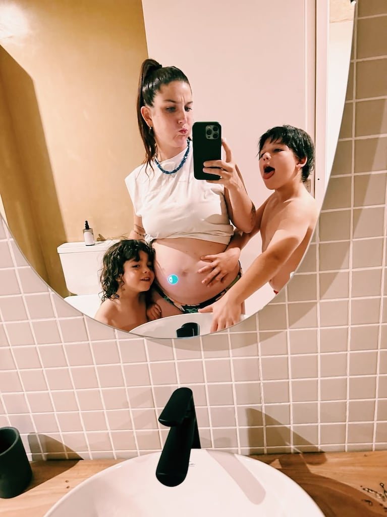 Juana Repetto, separada, embarazada y recién mudada con sus hijos (Foto: Instagram)