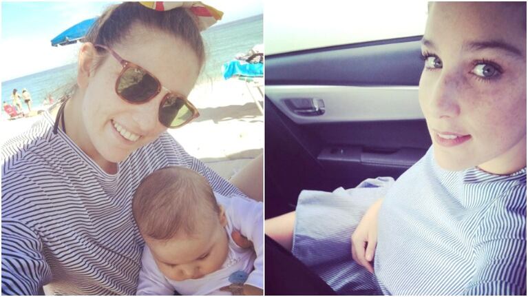 Juana Repetto y el deseo de darle un hermanito a Toribio (Fotos: Instagram)