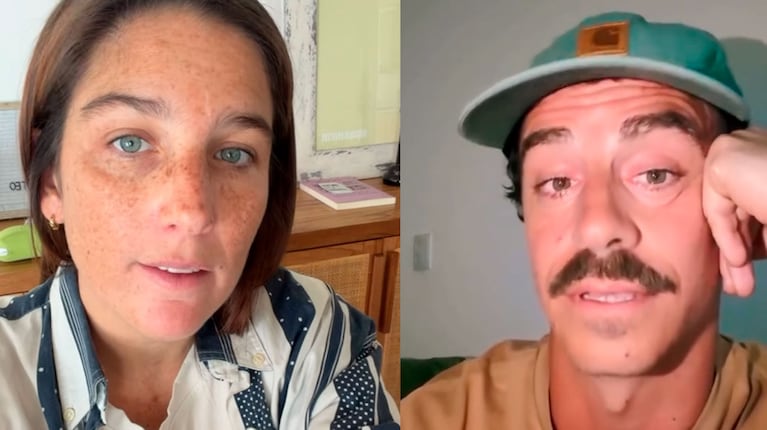 Juana Repetto y Sebastián Graviotto (captura de Instagram)