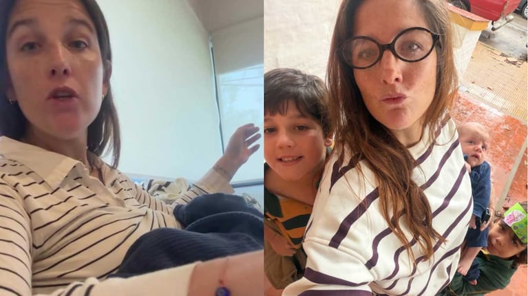 Juana Repetto y sus hijos (Foto: Instagram @juanarepetto)