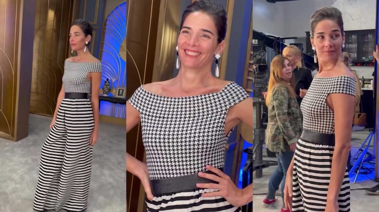 Juana Viale  (Fotos: eltrece / Instagram @lasazaarg)