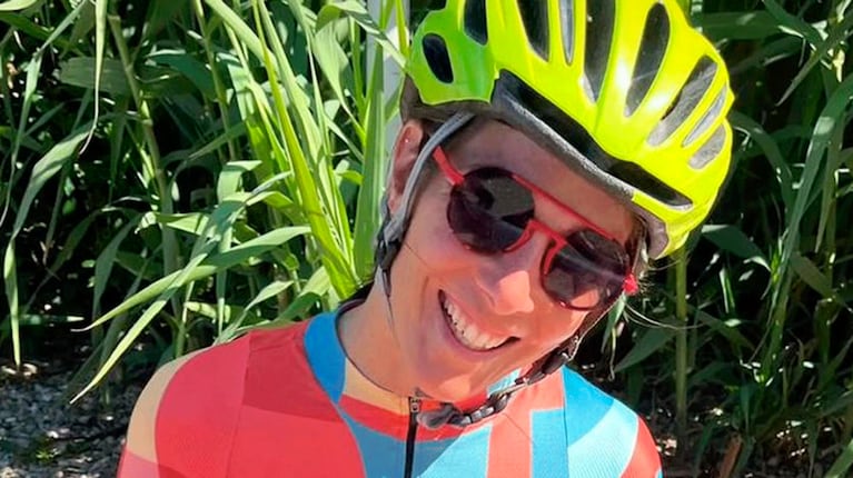 Juana Viale se cayó de la bici (Foto: captura de Instagram).