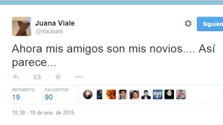 Juana Viale se hizo eco del rumor sobre su relación con el Zorrito (Fotos: Web).