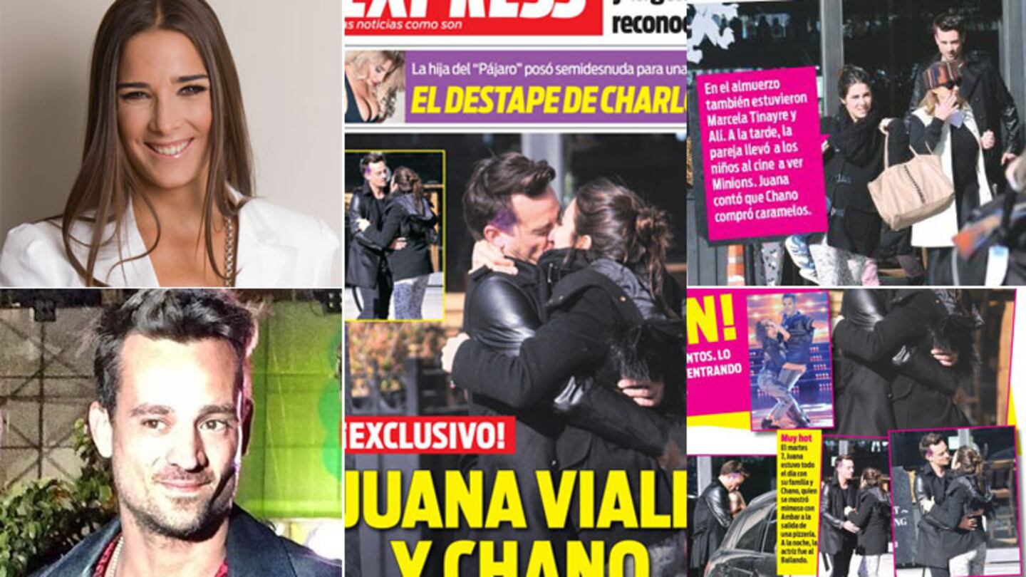 Juana Viale y Chano de Tan Biónica, enamoradísimos: besos y abrazos a la luz del día