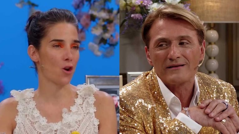 Juana Viale y Daniel Gómez Rinaldi (Fotos: capturas eltrece)