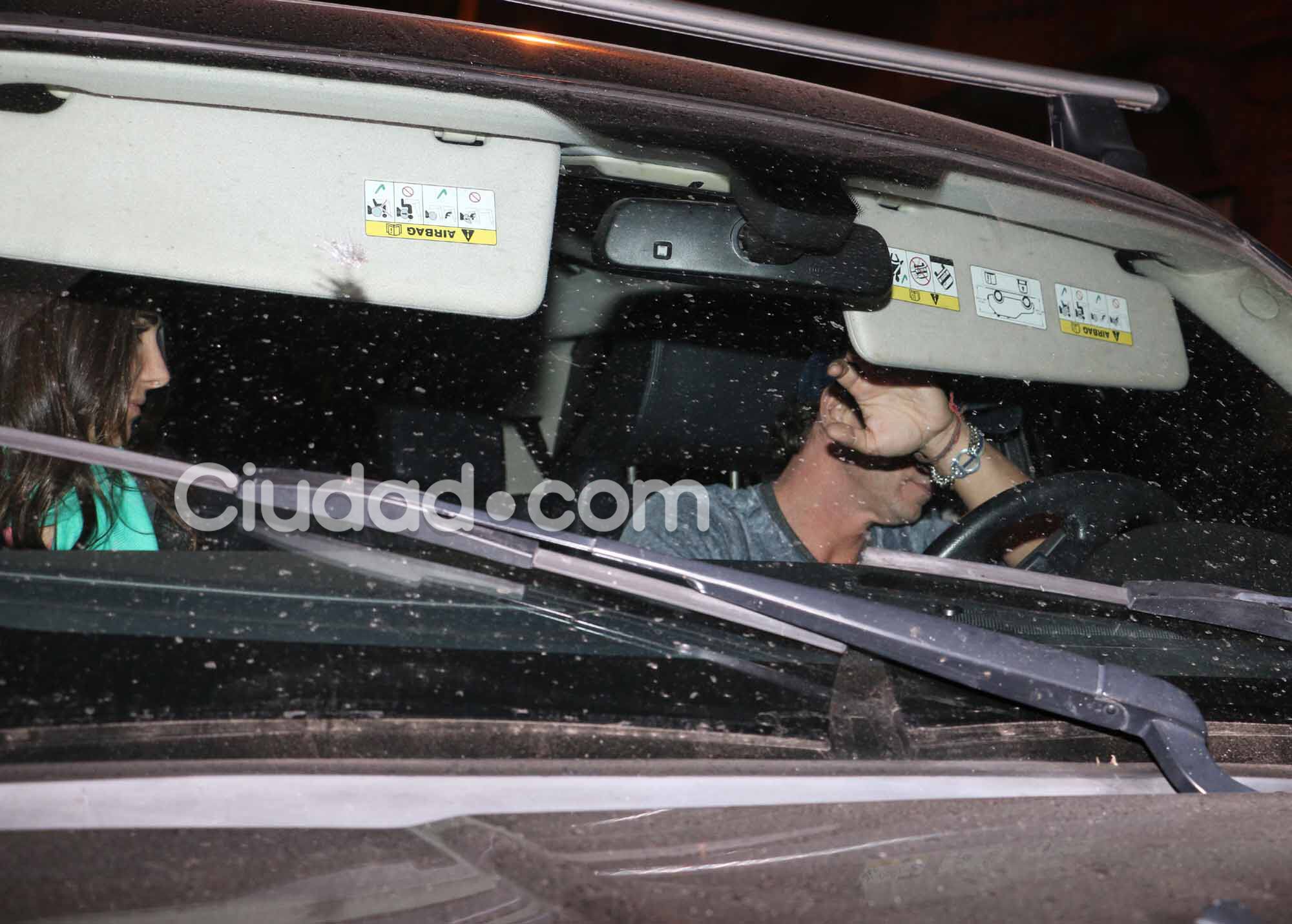 Juana Viale y Diógenes Vázquez, juntos por primera vez (Fotos: Movilpress). 