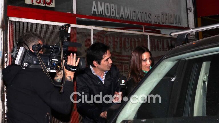 Juana Viale y Diógenes Vázquez, juntos por primera vez (Fotos: Movilpress).