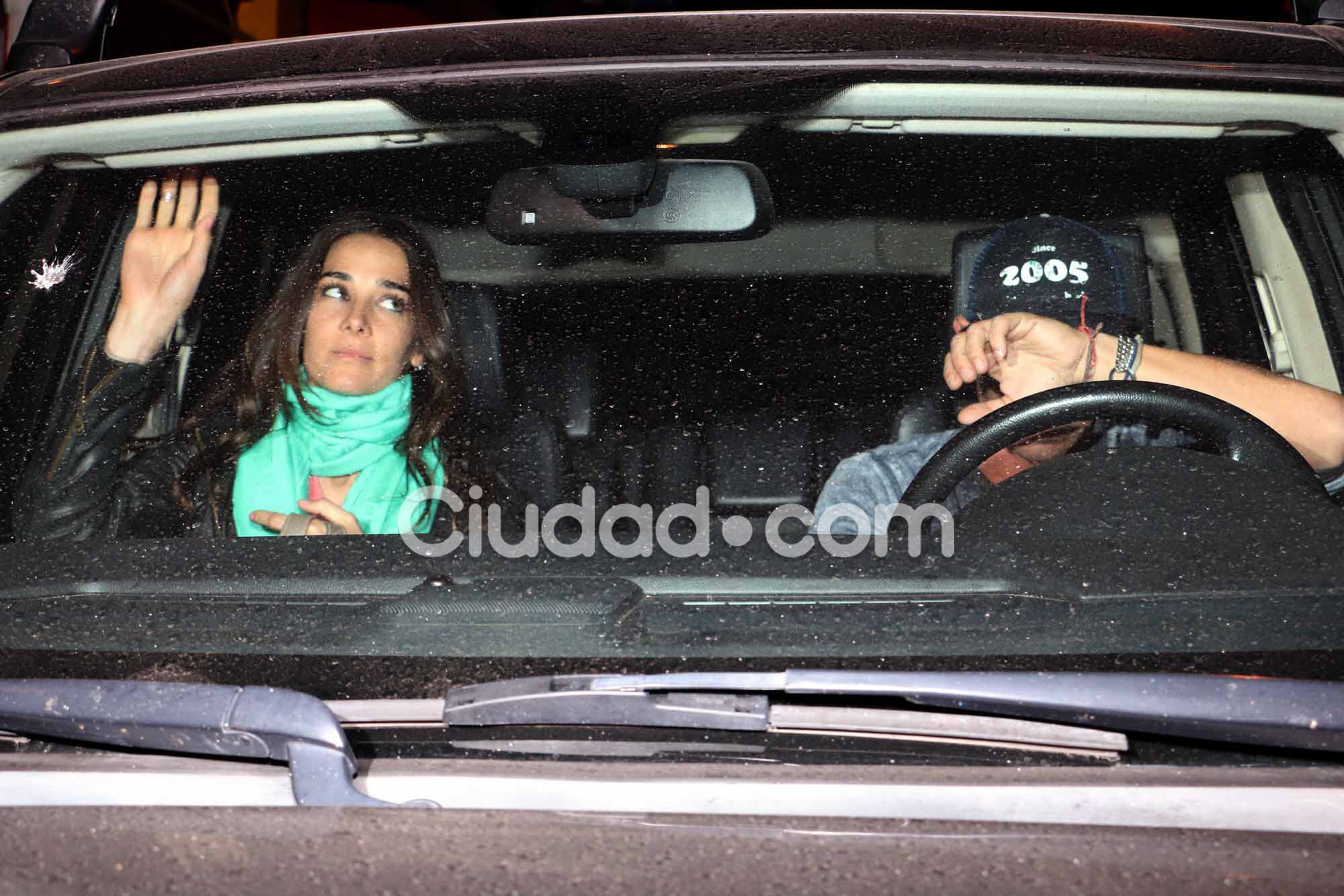 Juana Viale y Diógenes Vázquez, juntos por primera vez (Fotos: Movilpress). 