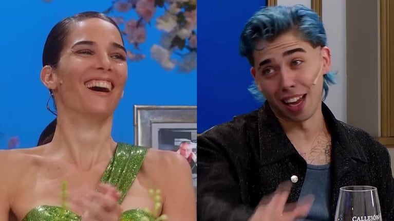 Juana Viale y Luck Ra (Fotos: capturas eltrece)