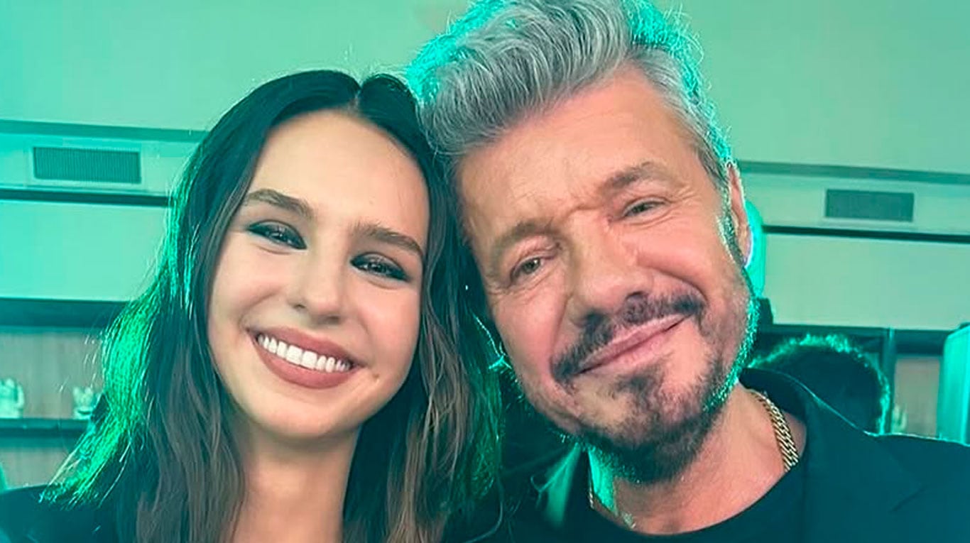 Juana y Marcelo Tinelli.