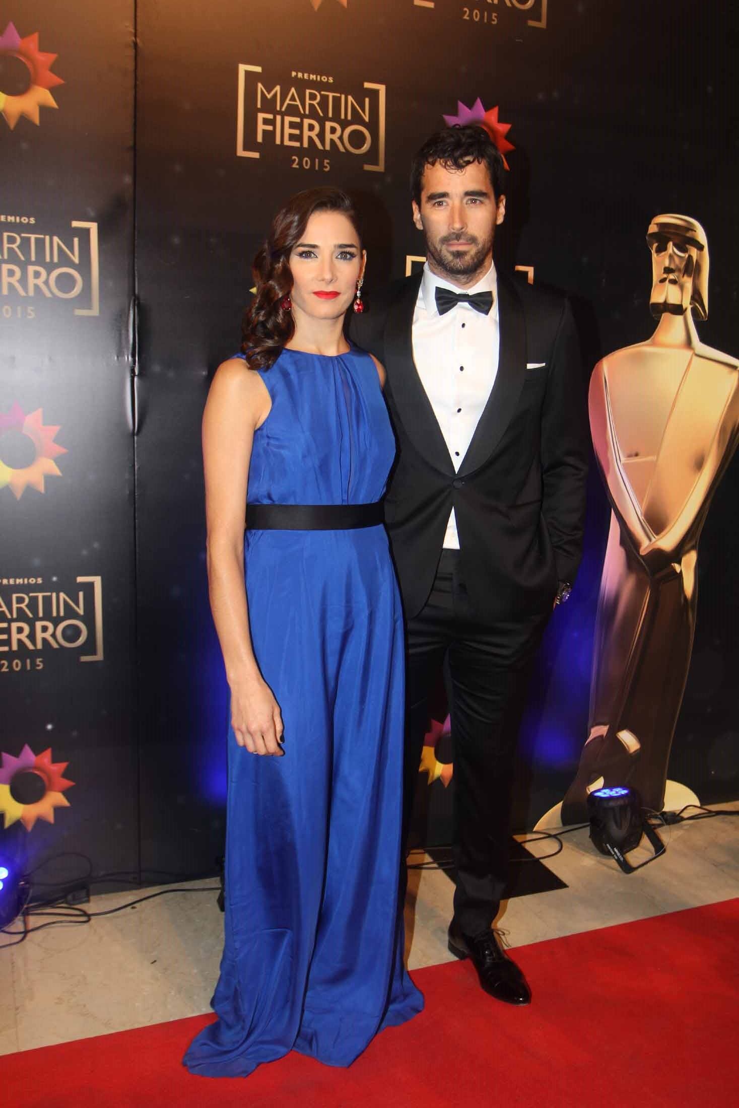 Juana y Nacho Viale en los Martín Fierro 2015 (Foto: Movilpress- Ciudad.com). 