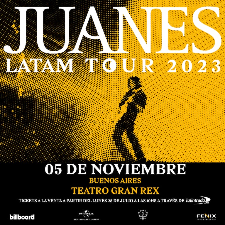 Juanes en Argentina 2023: fecha, lugar y cómo conseguir las entradas