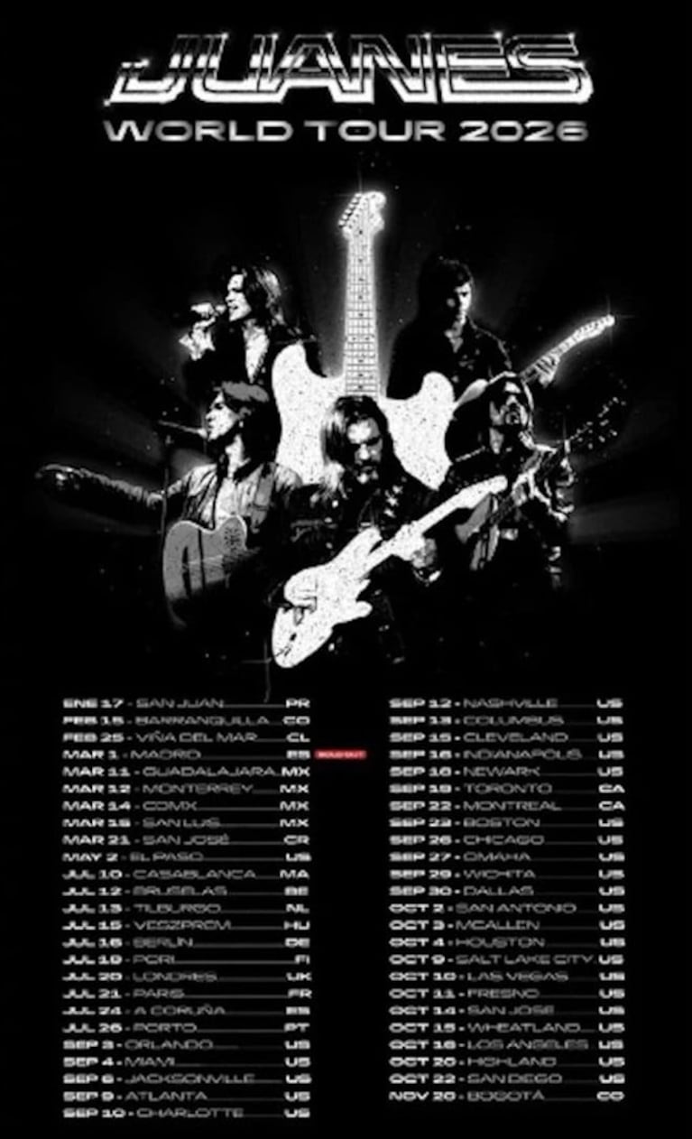 Juanes lanza JuanesTeban, uno de los discos latinos más anticipados de 2026 (Foto de prensa)