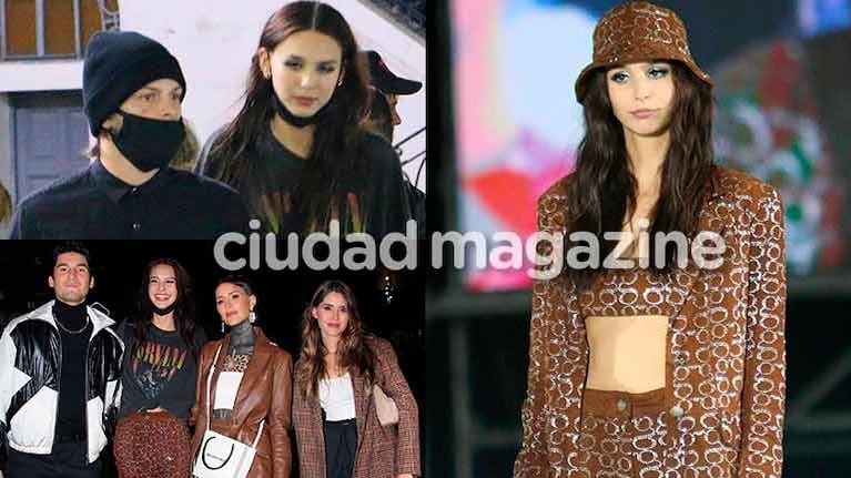 Juanita desfiló para Ginebra, la marca de su hermana Micaela.