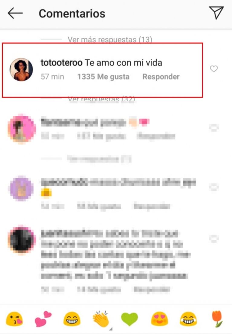 Juanita Tinelli subió una foto con Toto y cruzó una absurda crítica: "Nunca voy a querer a alguien más"