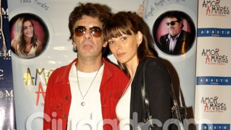 Juanse y su mujer también dijeron presente en la avant premiere (Foto: Jennifer Rubio).
