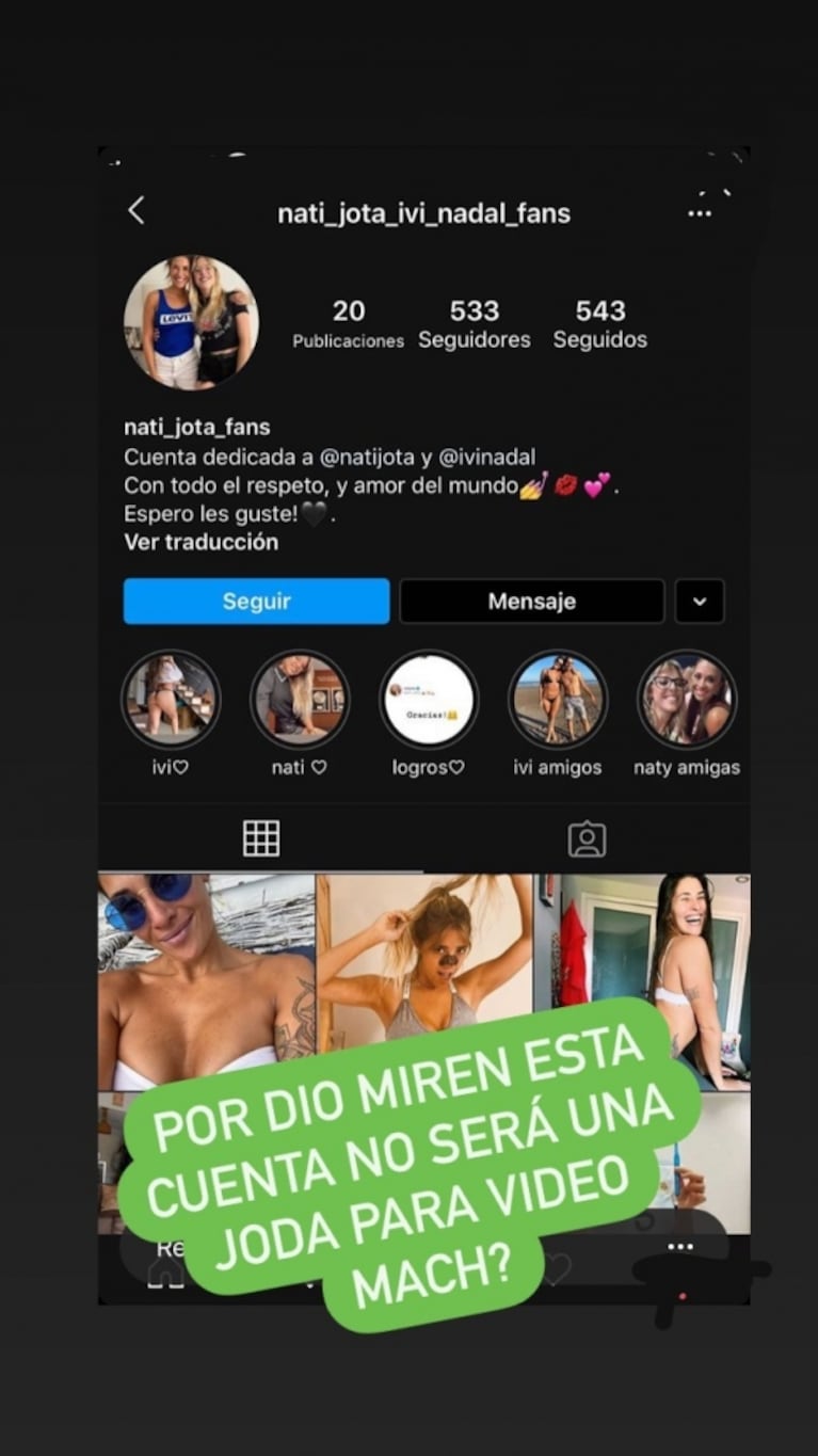 Juariu contó que Ivana Nadal la bloqueó por escrachar su romance con el ex de Nati Jota ¡y mostró mas pruebas de la "icardiadiada"!