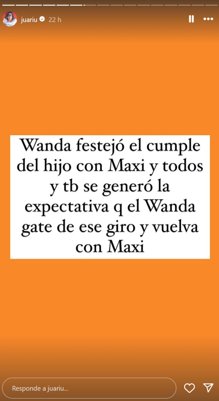 Juariu reveló qué descabellado giro quiere que dé el Wanda Gate.