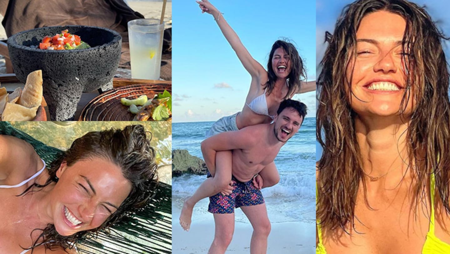 Jujuy Jiménez compartió las fotos más divertidas de sus vacaciones con amigos en México.