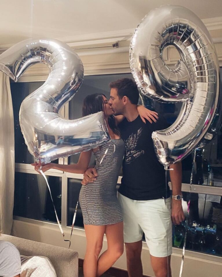 Jujuy Jiménez tuvo un cumpleaños sorpresa organizado por Juan Martín del Potro: "Sos el mejor del mundo"