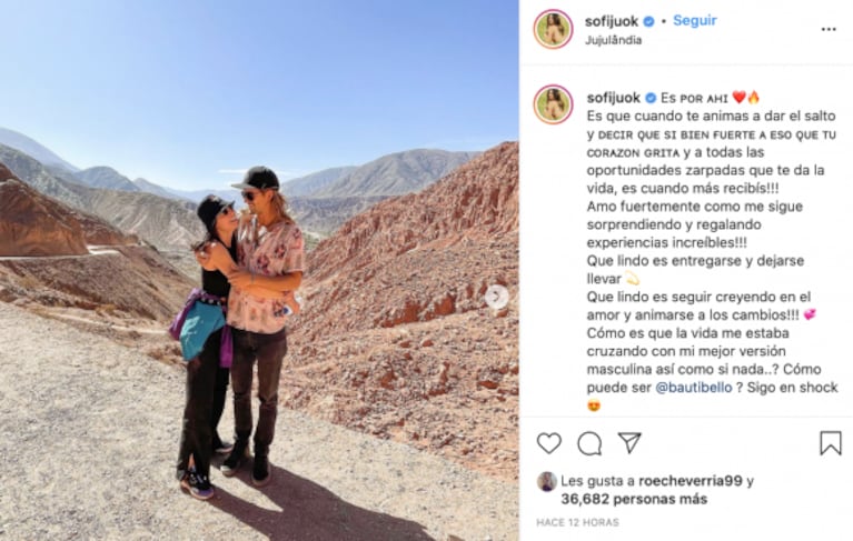 Jujuy Jiménez viajó para presentarle a su familia a su novio polista: "Qué lindo es seguir creyendo en el amor"