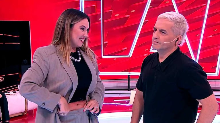 Juli Argenta y Ángel de Brito (Foto: captura América TV)