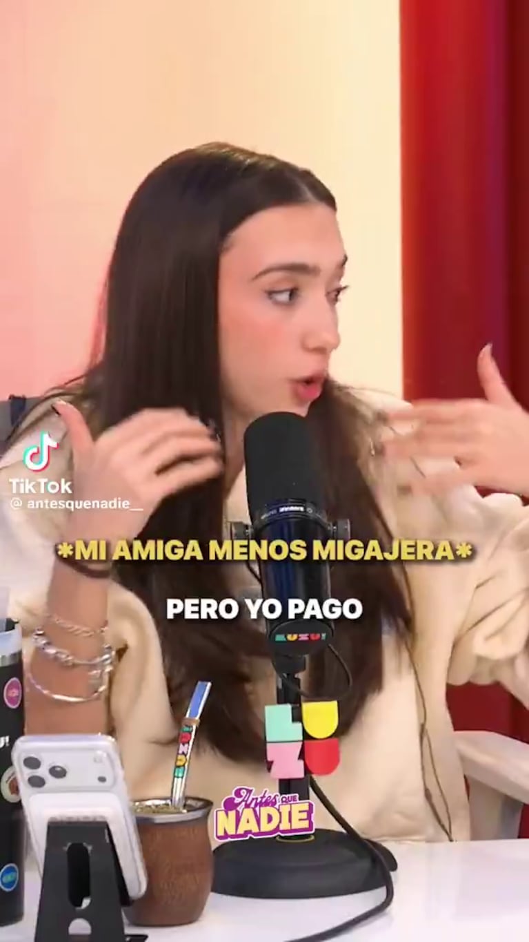 Juli Castro contó cómo se organizan con Fausti Bo los gastos de la casa tras mudarse juntos (Foto: captura de LUZU TV).